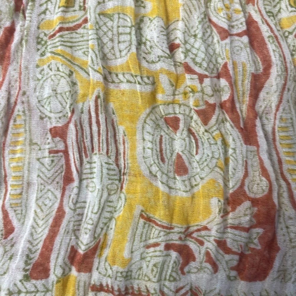 Colorful Patterned Scarf - Picture 3 of 3